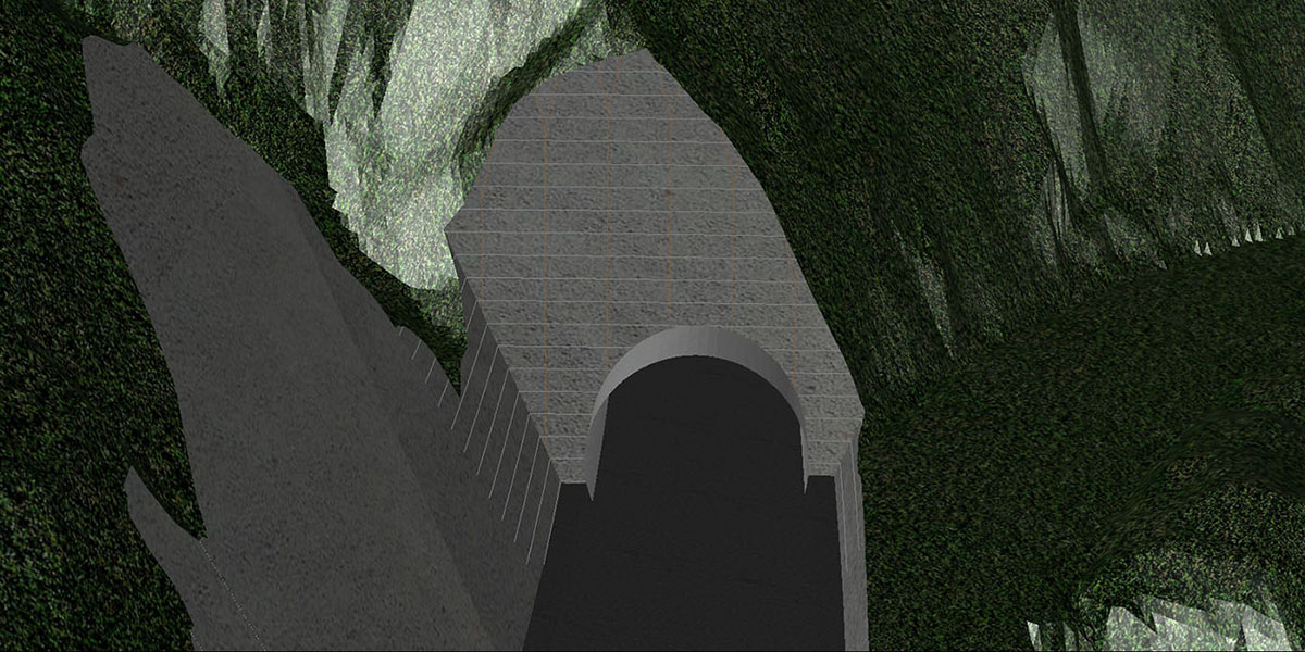 Portal entrada túnel 4